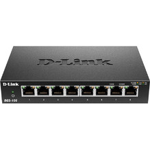 D-Link DGS-108 Unmanaged L2 Switch με 8 Θύρες Ethernet 1Gbps