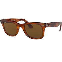Ray-Ban RB2140 954 Ανδρικά Γυαλιά Ηλίου Τετράγωνα Κοκάλινα Ταρταρούγα με Καφέ Polarized Φακό