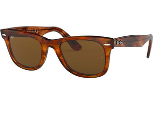 Ray-Ban RB2140 954 Ανδρικά Γυαλιά Ηλίου Τετράγωνα Κοκάλινα Ταρταρούγα με Καφέ Polarized Φακό