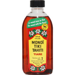 Monoi Tiki Tahiti Tiare Λάδι Μαυρίσματος Σώματος SPF3 120ml