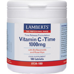 Lamberts Vitamin C 1000mg Time Release 180 Ταμπλέτες