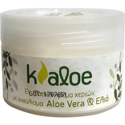 Kaloe Αloe Vera & Ελιά Ενυδατική & Αναπλαστική Κρέμα Χεριών 100ml