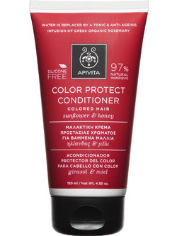 Apivita Color Protect Ηλίανθος & Μέλι Φυτικό Conditioner για Όγκο & Προστασία Χρώματος για Βαμμένα Μαλλιά 150ml