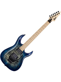 Cort X-300 BLB X Series Ηλεκτρική Κιθάρα ST Style με HH Μαγνήτες και Ταστιέρα Maple Blue Burst
