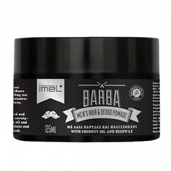 Imel Barba Men's Πηλός Μαλλιών Πολύ Δυνατό Κράτημα 125ml