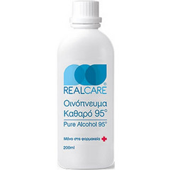 Real Care Καθαρό Οινόπνευμα 95° 200ml