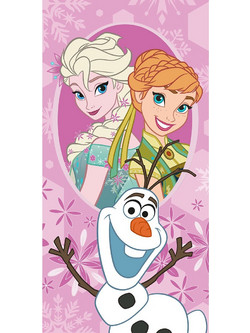 Dimcol Frozen 44 Παιδική Πετσέτα Θαλάσσης Ροζ 70x140cm
