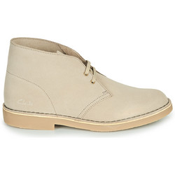 Clarks Ανδρικά Μποτάκια Δερμάτινα Μπεζ 26155495