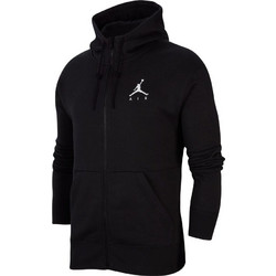 Jordan Jumpman Air Ανδρική Ζακέτα Φούτερ με Κουκούλα και Φερμουάρ Μαύρη CK6679-010