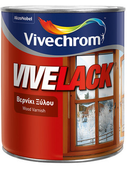 Vivechrom Vivelack 503 Βερνίκι Επιφάνειας Ξύλου Διαλύτου Gloss Καρυδιά 0.75lt