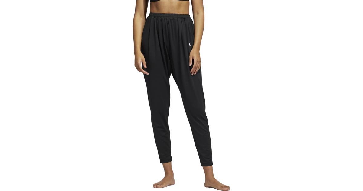 Adidas Yoga Γυναικείο Παντελόνι Φόρμας με Λάστιχο Μαύρο GT3007