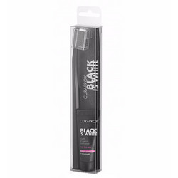 Curaprox Black is White Οδοντόβουρτσα + Οδοντόκρεμα 8ml