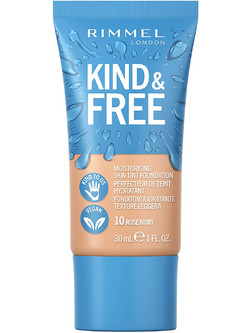 Rimmel Kind & Free Moisturising Skin Tint 10 Rose Ivory Liquid Foundation 30ml