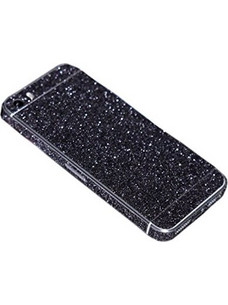 SILICONE PROTECTIVE SLIM CASE BLACK GLITTER IPHONE 5/5S/5C/5SE ΘΗΚΗ ΜΑΛΑΚΗ ΜΑΥΡΗ