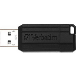 Verbatim Store 'n' Go PinStripe 8GB USB Stick 2.0 με USB-A