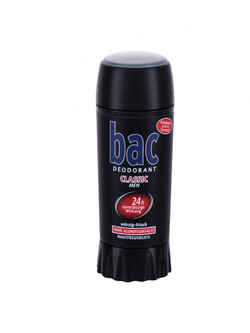 Bac Classic Ανδρικό Αποσμητικό Stick 24h Χωρίς Αλουμίνιο 40ml