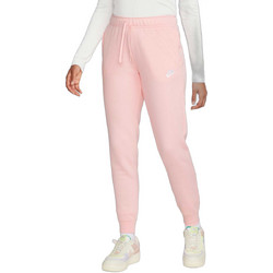 Nike Sportswear Club Γυναικείο Παντελόνι Φόρμας Fleece με Λάστιχο Ροζ DQ5191-690