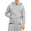 Jack & Jones Ανδρική Ζακέτα Φούτερ με Κουκούλα και Φερμουάρ Γκρι 12249342