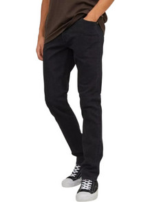 Jack & Jones Ανδρικό Τζιν Παντελόνι Κανονική Εφαρμογή Μαύρο 12246949