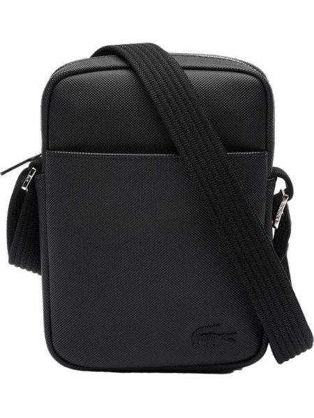 Lacoste Ανδρική Τσάντα Ώμου / Χιαστί Μαύρη NH4422HC-0003