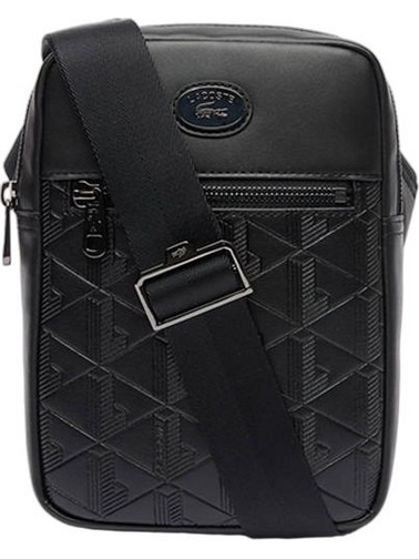 Lacoste Ανδρική Τσάντα Ώμου / Χιαστί Μαύρη 3NH4486MR-000