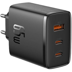 Baseus OS-Cube Pro Φορτιστής Χωρίς Καλώδιο με Θύρα USB-A & 2 Θύρες USB-C 65W Power Delivery & Quick Charge 3.0 Black
