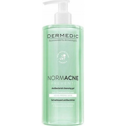 Dermedic Normacne Antibacterial Cleansing Gel Καθαρισμού Προσώπου για Ακμή 500ml