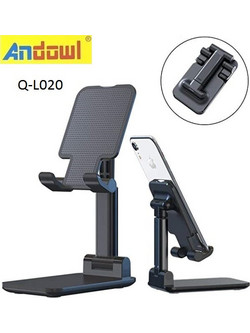 Andowl Q-L020 Βάση Κινητού για Γραφείο Μαύρη