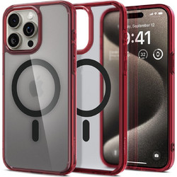 Spigen Ultra Hybrid Back Cover Frost Deep Red (iPhone 15 Pro Max)