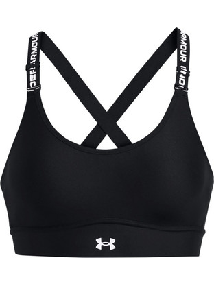 Under Armour Infinity 2.0 Αθλητικό Μπουστάκι με Μέτρια Στήριξη & Ελαφριά Ενίσχυση Μαύρο 1384123-001