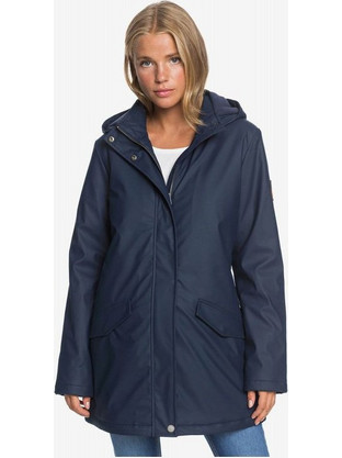 Roxy Γυναικείο Μπουφάν Softshell Μακρύ Navy Μπλε ERJJK03399
