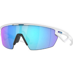 Oakley OO9403 02 Γυαλιά Ηλίου Μάσκα Κοκάλινα Λευκά με Μπλε Polarized Φακό