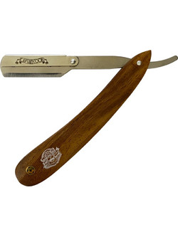 Captain Cook Wooden Φαλτσέτα Ξυρίσματος + Θήκη