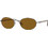 Persol PO1018S 51333 Ανδρικά Γυαλιά Ηλίου Στρογγυλά Μεταλλικά Ασημί με Καφέ Polarized Φακό