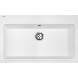 Laveo TAU SBT 6109 Ένθετος Νεροχύτης Γρανίτη Λευκός 50x90cm