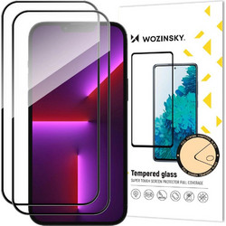 Wozinsky Durable Full Glue Tempered Glass 2-pack (iPhone 14 Pro Max)