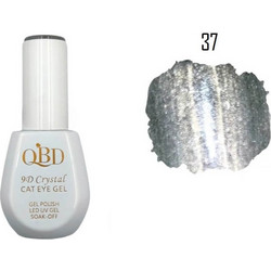 QBD 9D Crystal 037 Cat Eye Ημιμόνιμο Βερνίκι Νυχιών 15ml