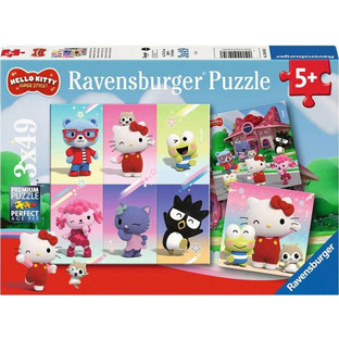 Παιδικό Puzzle Ravensburger Hello Kitty Super Style 3x49 Κομμάτια