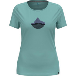 Odlo F-DRY Mountain 554601 Γυναικείο Αθλητικό T-Shirt Πράσινο Mint 21074