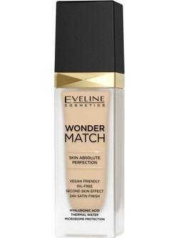Eveline Wonder Match 11 Almond Liquid Foundation 30ml