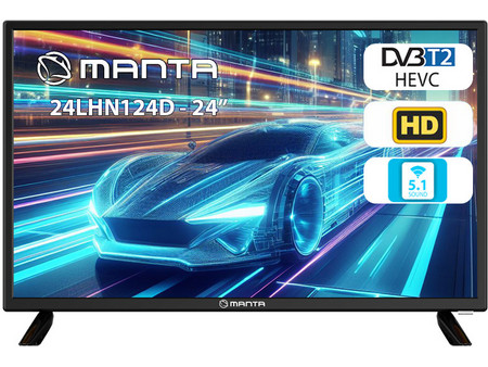 Manta LHN124D Τηλεόραση 24" HD Ready LED (2024)