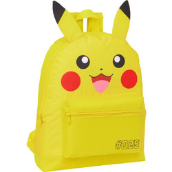 Safta Pokemon Σχολική Τσάντα Πλάτης Δημοτικού Κίτρινη POK03372