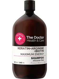 The Doctor Keratin & Arginine & Biotin Σαμπουάν Κερατίνης για Επανόρθωση 946ml