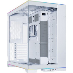 Lian Li O11 Dynamic Evo RGB White Gaming Midi Tower Κουτί Υπολογιστή RGB με Πλαϊνό Παράθυρο