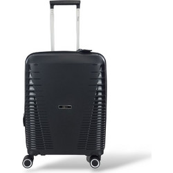 Rain RB8018-20 Βαλίτσα Καμπίνας 55x40x20cm με 4 Ρόδες Μαύρη