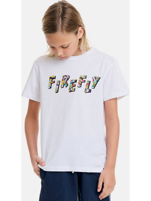 Firefly Παιδικό T-Shirt Κοντομάνικο Λευκό FBT24205-0001