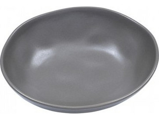 Estia Πιάτο Βαθύ Κεραμικό Mare Graphite 22cm 07-20613