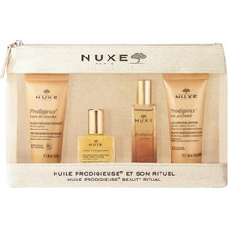 Nuxe Beauty Ritual Prodigieuse Eau de Parfum 15ml + Shower Gel 30ml + Body Lotion 30ml + Dry Body Oil 30ml