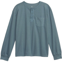 Gap Παιδικό T-Shirt Μακρυμάνικο Πετρόλ 736038001