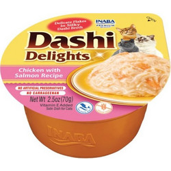 Inaba Dashi Delights with Chicken & Salmon 70gr